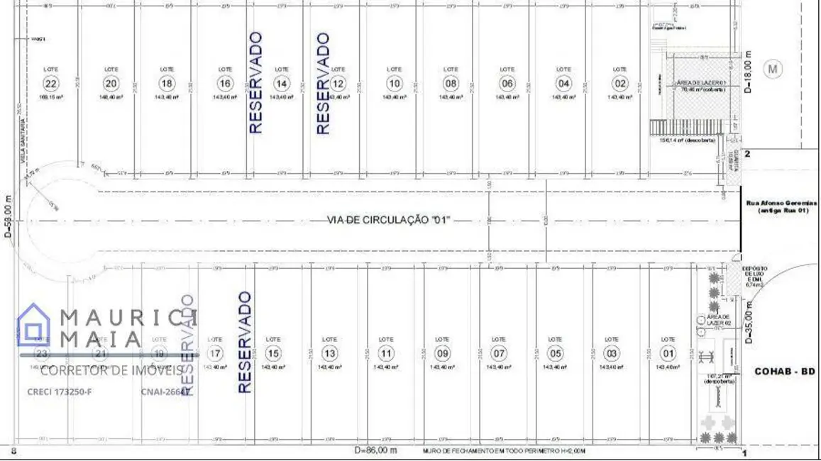 Lote de Condomínio à venda, 144m2 em Jardim São Dimas, Amparo - SP - imagem 3 Foto 3 de Lote de Condomínio à venda, 144m2 em Jardim São Dimas, Amparo - SP
