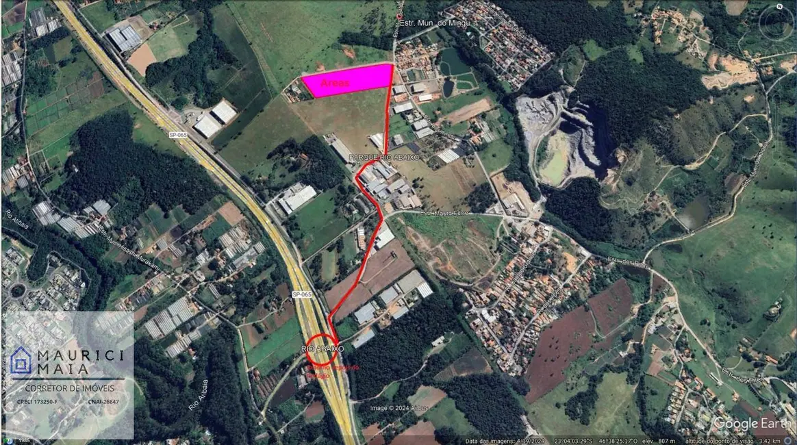 Foto 8 de Terreno / Lote à venda, 5205m2 em Parque Rio Abaixo, Atibaia - SP