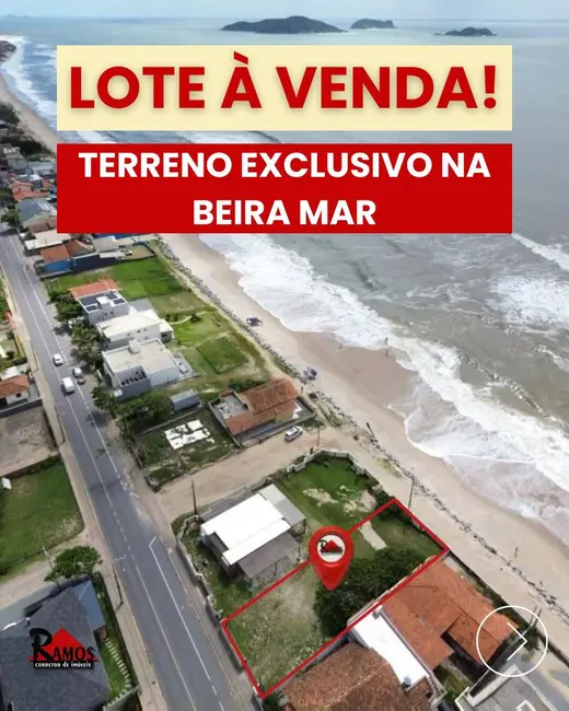 Foto 1 de Terreno / Lote à venda, 480m2 em Balneario Barra Do Sul - SC