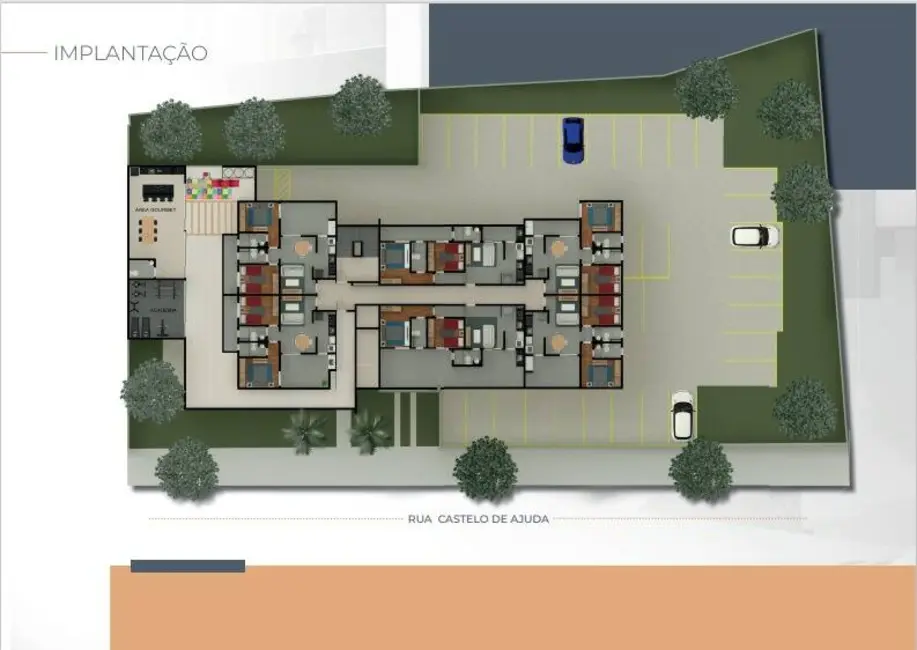 Foto 4 de Cobertura com 2 quartos à venda, 40m2 em Castelo, Belo Horizonte - MG