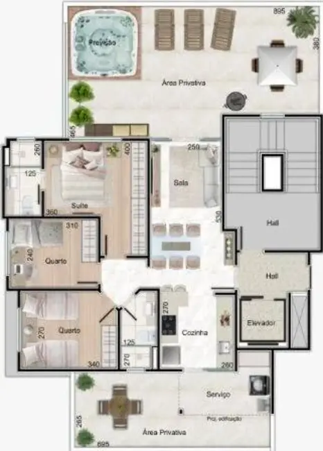 Foto 8 de Apartamento com 3 quartos à venda, 115m2 em Pampulha, Belo Horizonte - MG