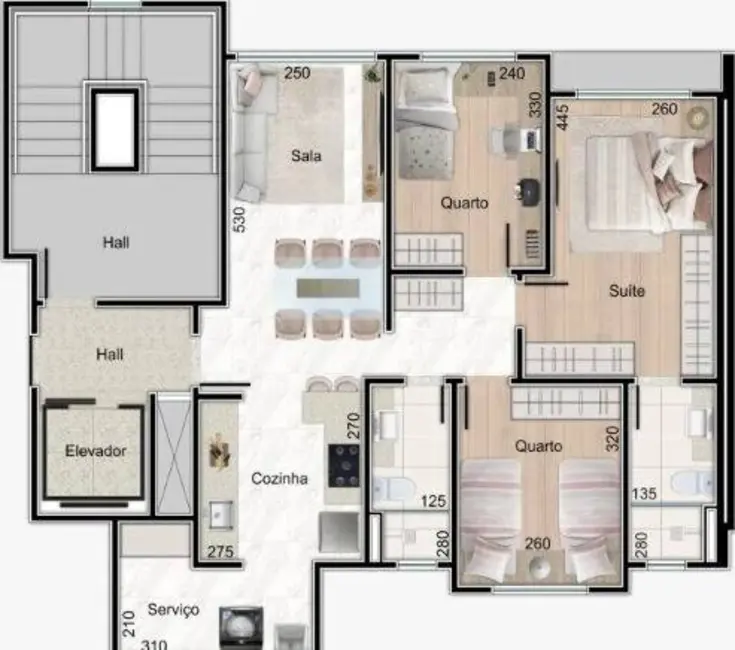 Foto 9 de Apartamento com 3 quartos à venda, 115m2 em Pampulha, Belo Horizonte - MG