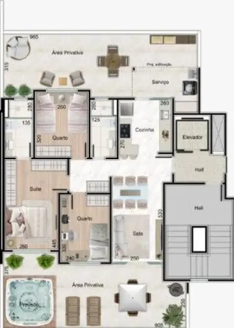 Foto 5 de Apartamento com 3 quartos à venda, 115m2 em Pampulha, Belo Horizonte - MG
