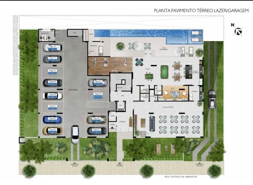 Foto 4 de Apartamento com 4 quartos à venda, 105m2 em Castelo, Belo Horizonte - MG