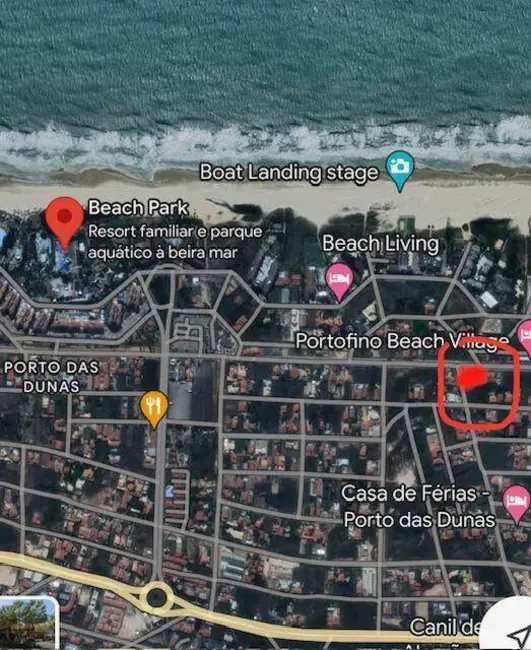 Foto 3 de Terreno / Lote à venda, 1386m2 em Aquiraz - CE