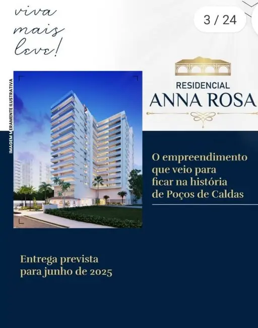 Foto 4 de Apartamento à venda em Centro, Pocos De Caldas - MG