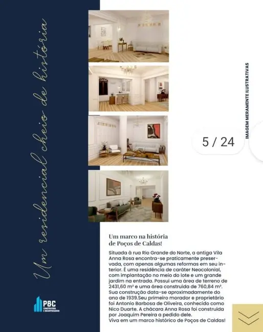 Foto 6 de Apartamento à venda em Centro, Pocos De Caldas - MG
