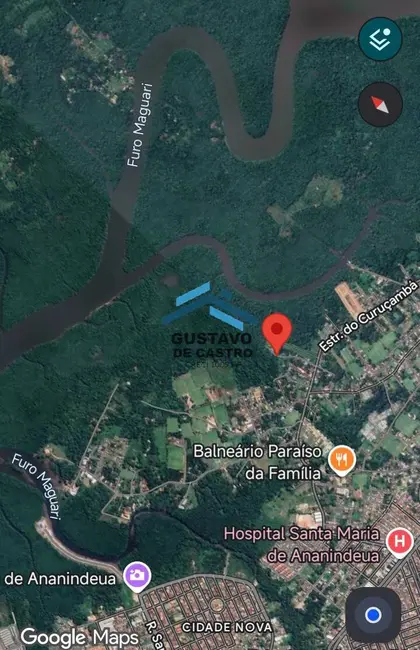 Foto 2 de Terreno / Lote à venda, 5000m2 em Curuçambá, Ananindeua - PA