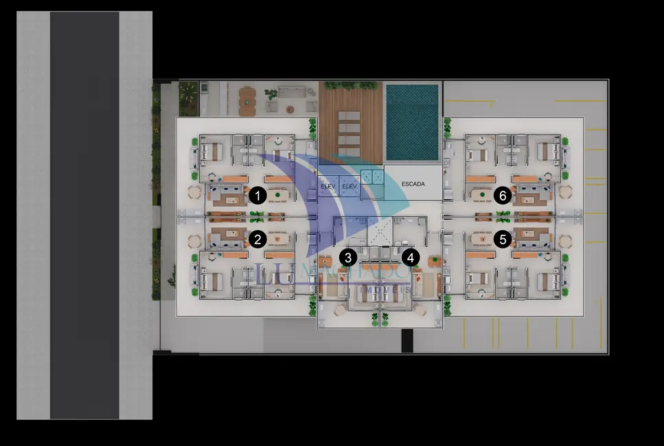 Foto 2 de Apartamento com 3 quartos à venda, 5000m2 em Passagem, Cabo Frio - RJ