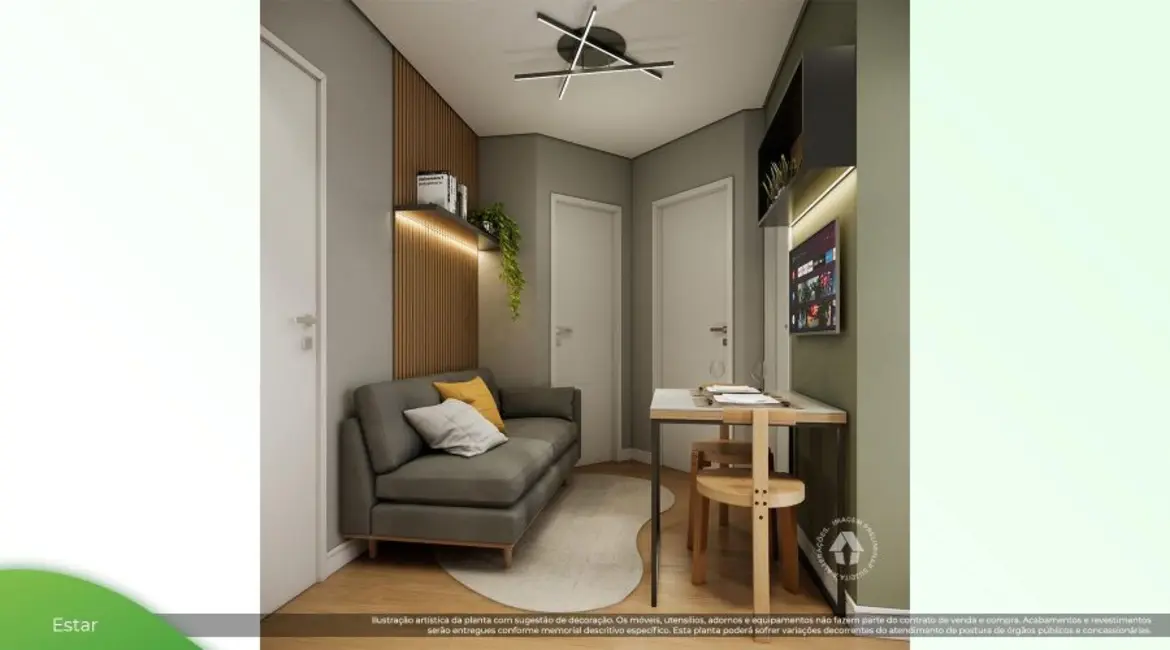 Apartamento com 1 quarto à venda, 28m2 em Vila Santa Clara, São Paulo - SP - imagem 4 Foto 4 de Apartamento com 1 quarto à venda, 28m2 em Vila Santa Clara, São Paulo - SP