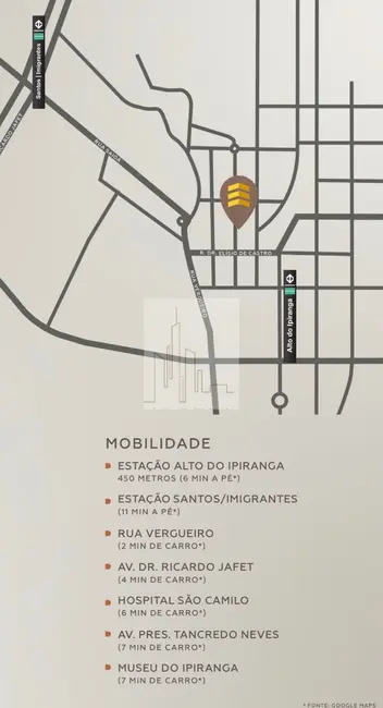 Apartamento com 1 quarto à venda, 25m2 em Vila Dom Pedro I, São Paulo - SP - imagem 2 Foto 2 de Apartamento com 1 quarto à venda, 25m2 em Vila Dom Pedro I, São Paulo - SP