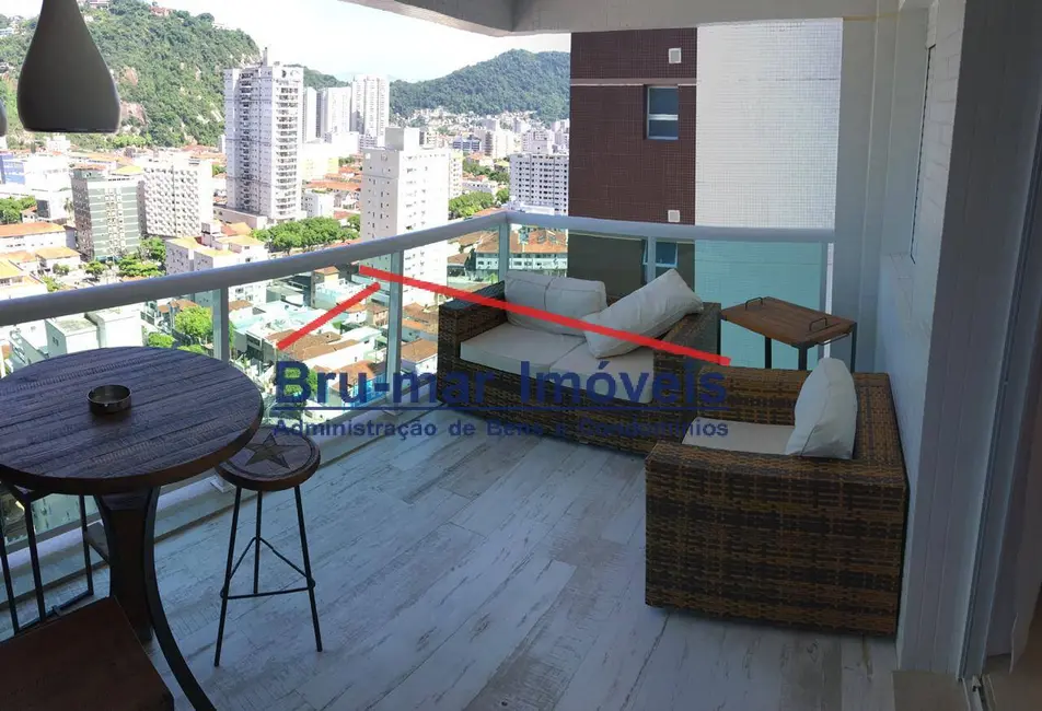 Foto 8 de Apartamento com 3 quartos à venda, 100m2 em Pompéia, Santos - SP