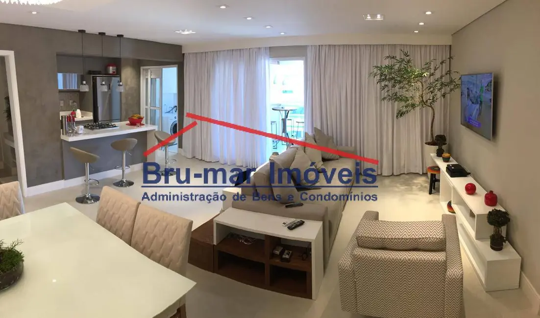 Foto 1 de Apartamento com 3 quartos à venda, 100m2 em Pompéia, Santos - SP