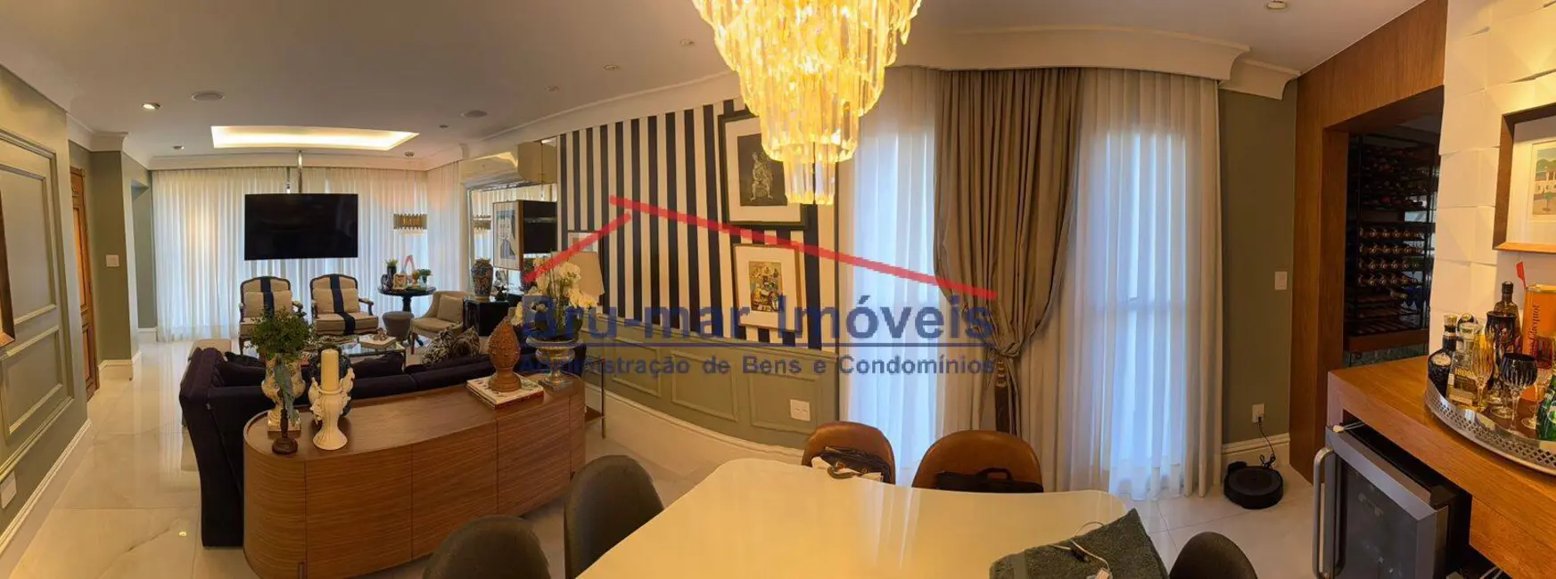 Foto 3 de Apartamento com 3 quartos à venda, 169m2 em Pompéia, Santos - SP
