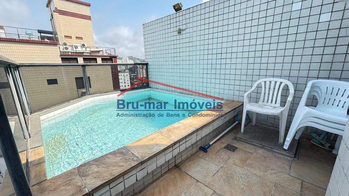 Foto 1 de Cobertura com 1 quarto à venda, 112m2 em Pompéia, Santos - SP