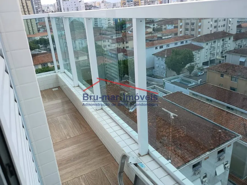 Foto 4 de Apartamento com 2 quartos à venda e para alugar, 53m2 em Embaré, Santos - SP