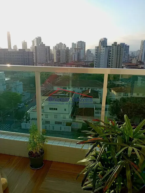 Foto 2 de Apartamento com 2 quartos à venda e para alugar, 53m2 em Embaré, Santos - SP