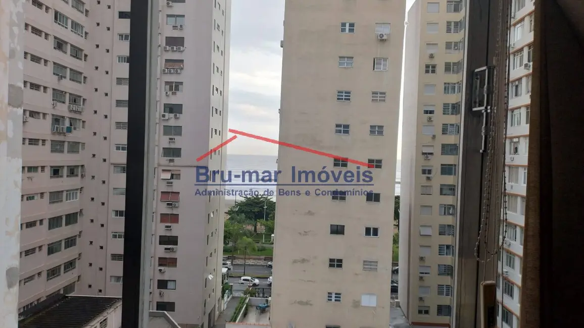 Foto 1 de Kitnet com 1 quarto à venda, 28m2 em Boqueirão, Santos - SP