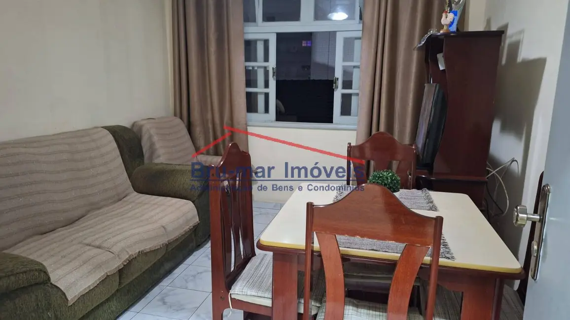 Apartamento com 1 quarto à venda, 60m2 em Gonzaga, Santos - SP - imagem 4 Foto 4 de Apartamento com 1 quarto à venda, 60m2 em Gonzaga, Santos - SP