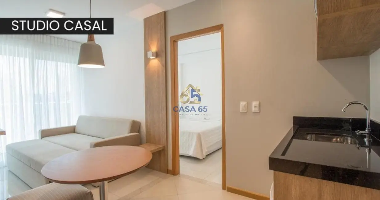 Foto 4 de Apartamento com 1 quarto para alugar, 42m2 em Quilombo, Cuiaba - MT
