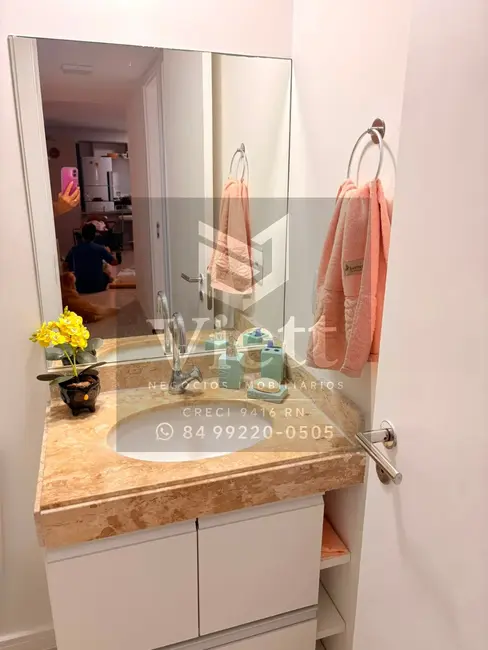 Apartamento com 3 quartos para alugar, 80m2 em Ponta Negra, Natal - RN - imagem 6 Foto 6 de Apartamento com 3 quartos para alugar, 80m2 em Ponta Negra, Natal - RN