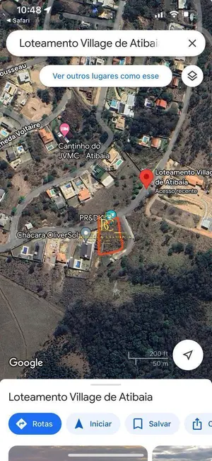 Foto 2 de Terreno / Lote à venda, 1440m2 em Chácaras Fernão Dias, Atibaia - SP