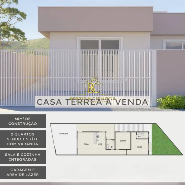 Foto 1 de Casa com 2 quartos à venda, 150m2 em Jardim Santo Antônio, Atibaia - SP