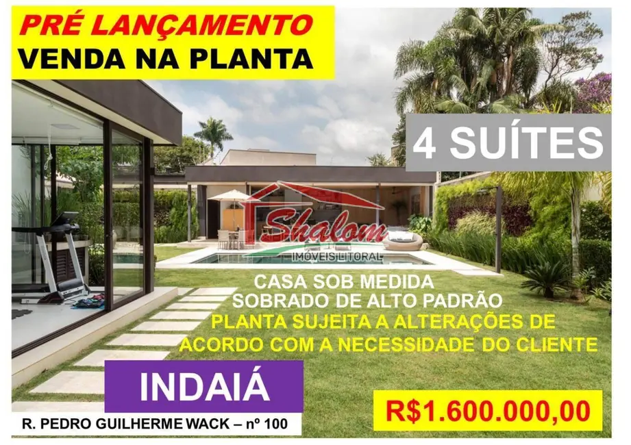Sobrado com 4 quartos à venda, 300m2 em Indaiá, Caraguatatuba - SP - imagem 2 Foto 2 de Sobrado com 4 quartos à venda, 300m2 em Indaiá, Caraguatatuba - SP