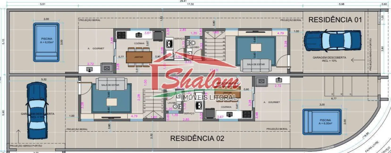 Foto 8 de Casa com 3 quartos à venda, 120m2 em Balneário Recanto do Sol, Caraguatatuba - SP