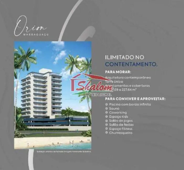 Foto 2 de Apartamento com 3 quartos à venda, 98m2 em Massaguaçu, Caraguatatuba - SP