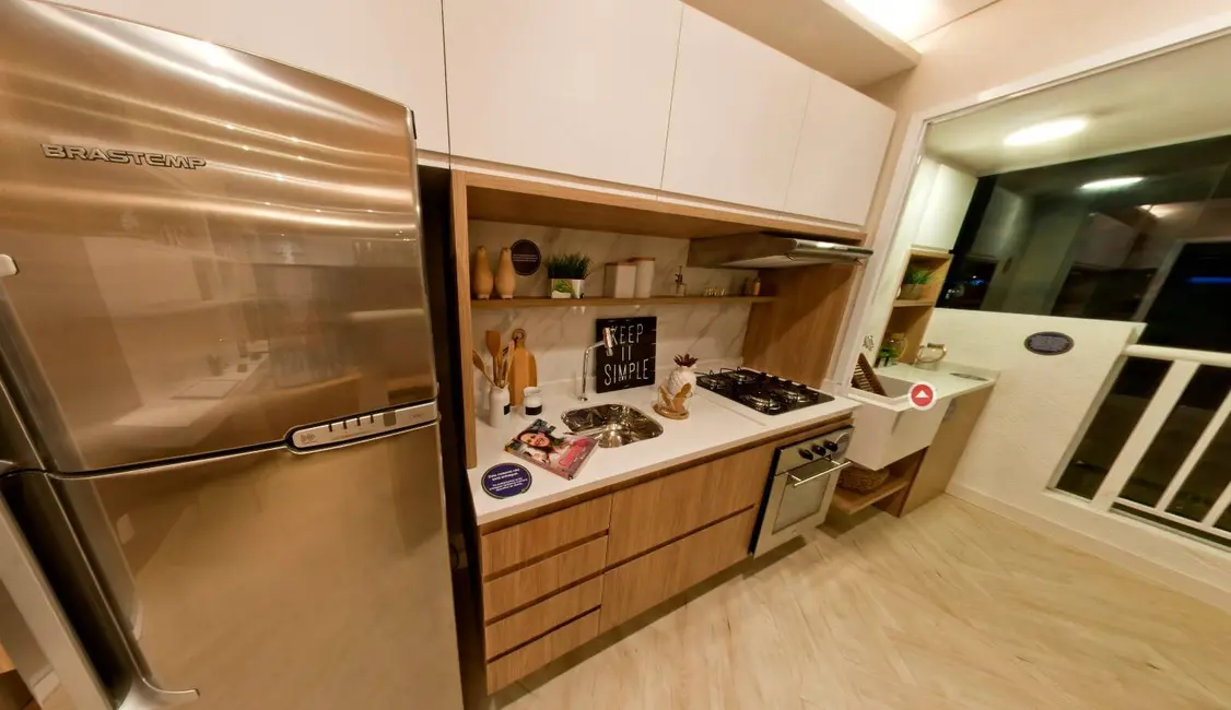 Foto 3 de Apartamento com 2 quartos à venda, 44m2 em Campestre, Santo Andre - SP