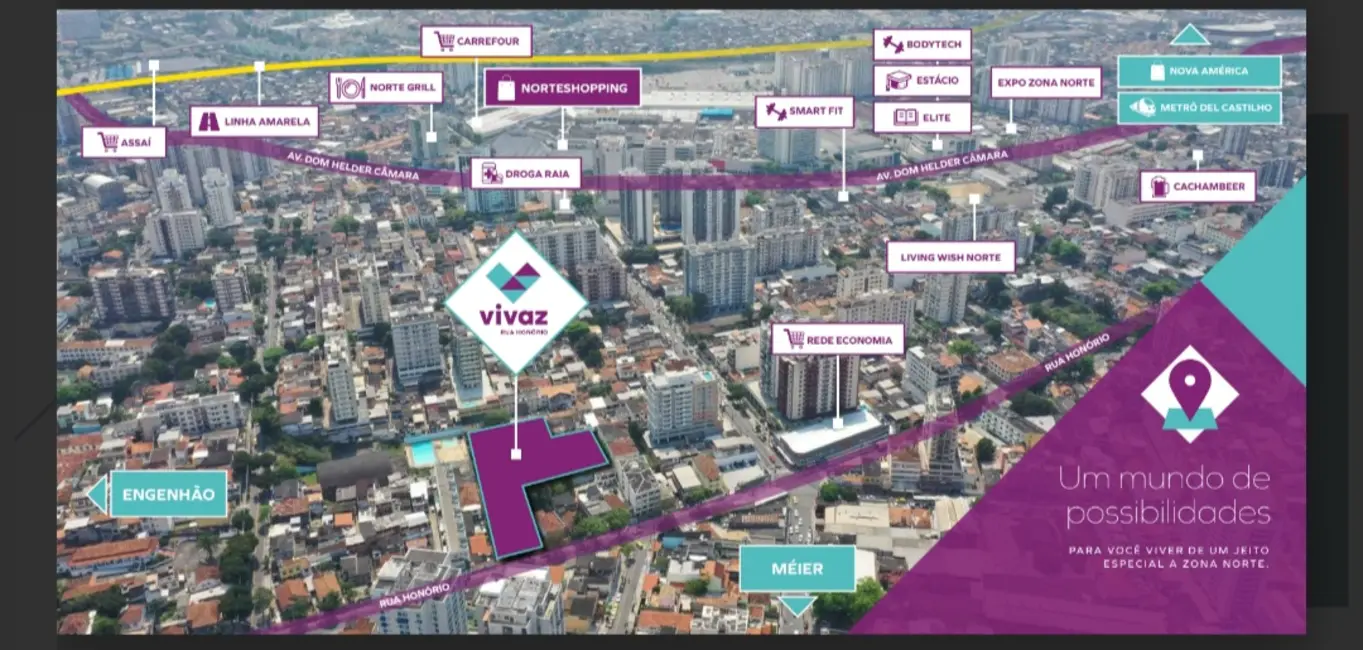 Foto 7 de Apartamento com 2 quartos à venda, 45m2 em Todos os Santos, Rio De Janeiro - RJ
