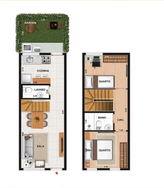 Foto 9 de Casa de Condomínio com 2 quartos à venda, 61m2 em Vargem Grande, Rio De Janeiro - RJ