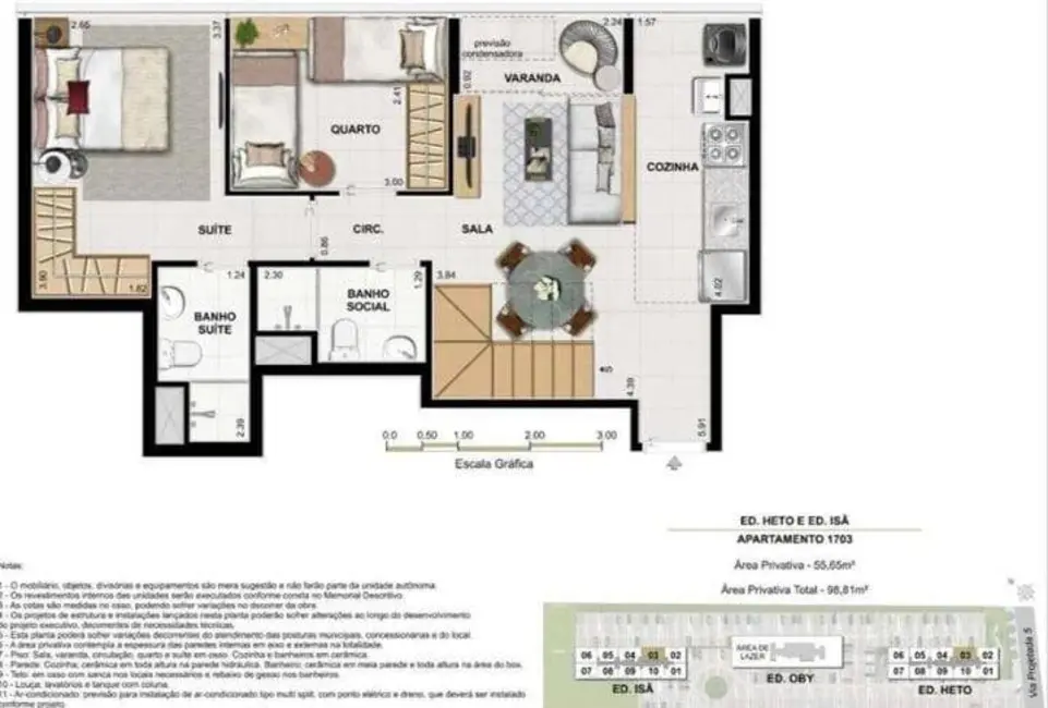 Cobertura com 2 quartos à venda, 98m2 em Barra da Tijuca, Rio De Janeiro - RJ - imagem 9 Foto 9 de Cobertura com 2 quartos à venda, 98m2 em Barra da Tijuca, Rio De Janeiro - RJ