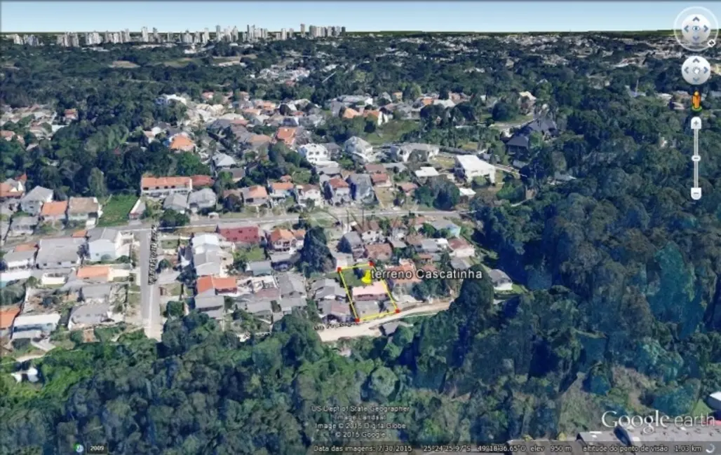 Foto 2 de Terreno / Lote à venda, 390m2 em Cascatinha, Curitiba - PR
