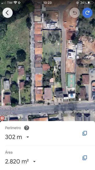 Foto 5 de Terreno / Lote à venda, 2930m2 em São Braz, Curitiba - PR