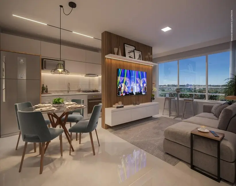 Foto 2 de Apartamento com 2 quartos à venda, 48m2 em Santa Cândida, Curitiba - PR