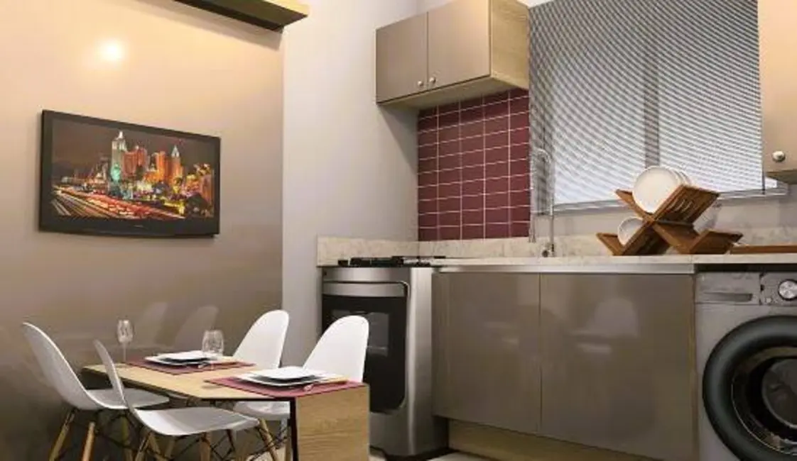 Apartamento com 1 quarto à venda, 20m2 em Cajuru, Curitiba - PR - imagem 3 Foto 3 de Apartamento com 1 quarto à venda, 20m2 em Cajuru, Curitiba - PR