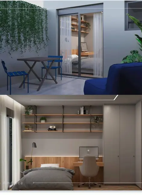 Apartamento com 1 quarto à venda, 20m2 em Cajuru, Curitiba - PR - imagem 5 Foto 5 de Apartamento com 1 quarto à venda, 20m2 em Cajuru, Curitiba - PR