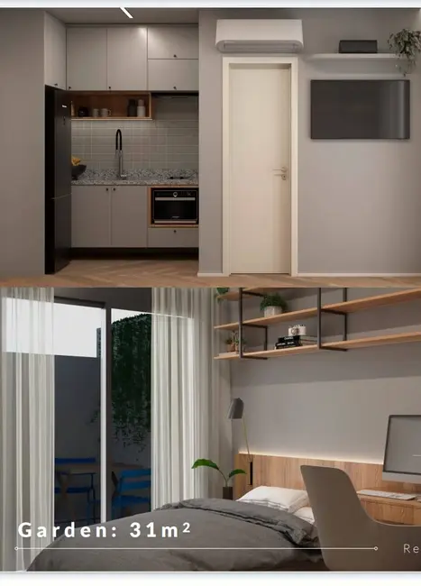 Apartamento com 1 quarto à venda, 20m2 em Cajuru, Curitiba - PR - imagem 6 Foto 6 de Apartamento com 1 quarto à venda, 20m2 em Cajuru, Curitiba - PR