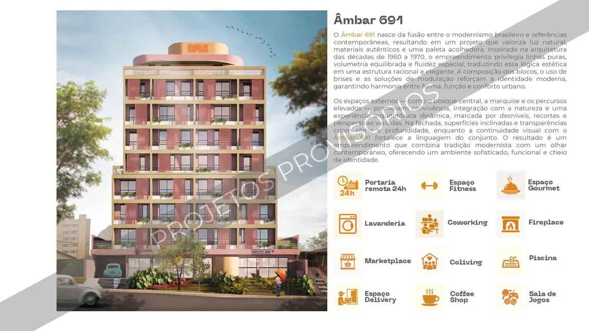 Foto 2 de Apartamento com 1 quarto à venda, 15m2 em Água Verde, Curitiba - PR
