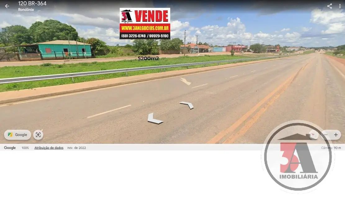Foto 1 de Terreno / Lote à venda, 5200m2 em Porto Velho - RO