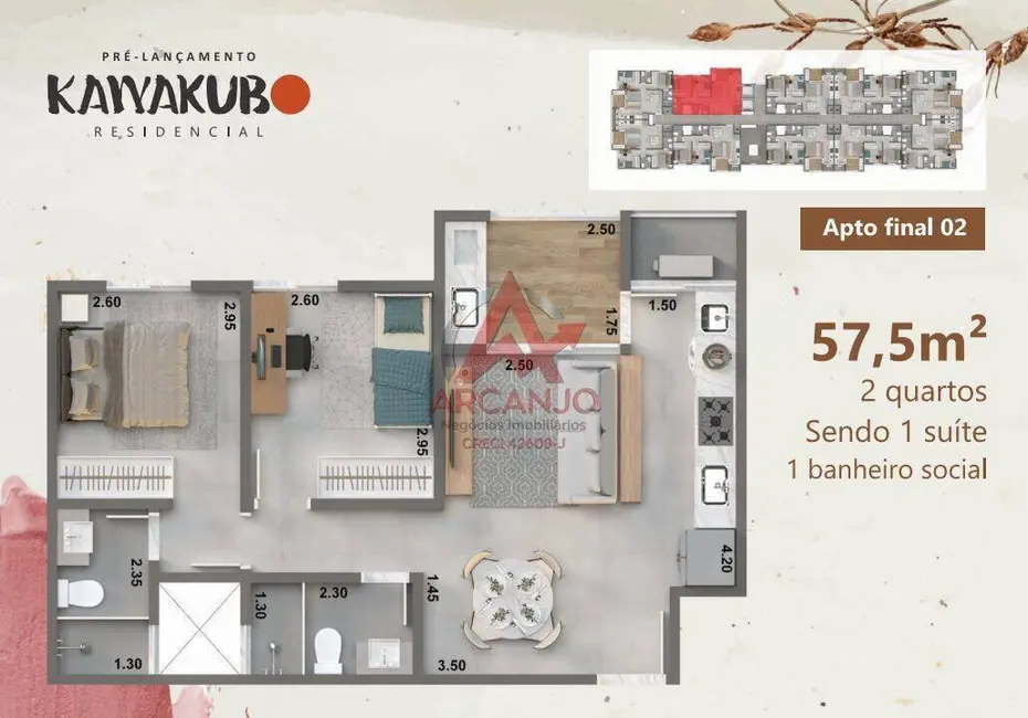 Foto 7 de Apartamento com 2 quartos à venda, 56m2 em Ubatuba - SP