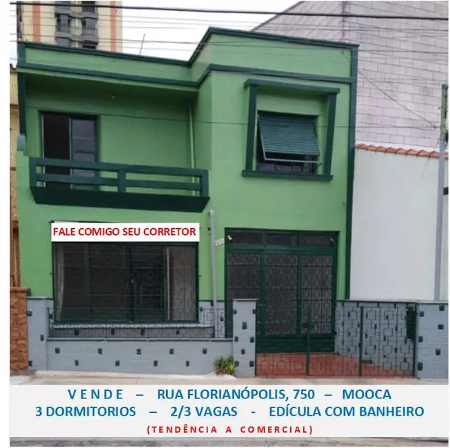 Foto 1 de Sobrado com 4 quartos para alugar, 248m2 em Vila Bertioga, São Paulo - SP