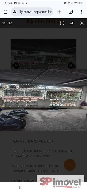 Sobrado com 2 quartos à venda em Vila Rica, São Paulo - SP - imagem 2 Foto 2 de Sobrado com 2 quartos à venda em Vila Rica, São Paulo - SP