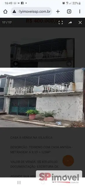 Sobrado com 2 quartos à venda em Vila Rica, São Paulo - SP - imagem 1 Foto 1 de Sobrado com 2 quartos à venda em Vila Rica, São Paulo - SP