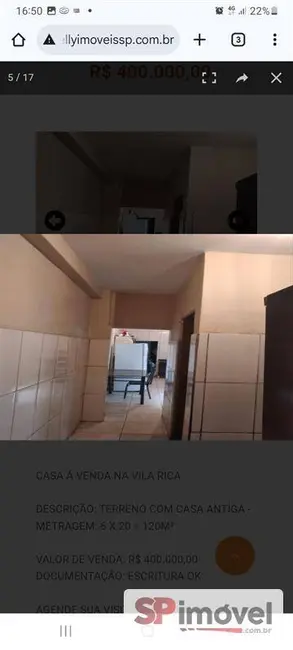Sobrado com 2 quartos à venda em Vila Rica, São Paulo - SP - imagem 4 Foto 4 de Sobrado com 2 quartos à venda em Vila Rica, São Paulo - SP