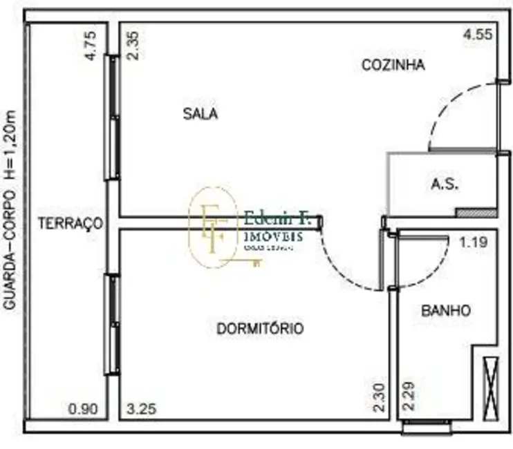 Apartamento com 1 quarto à venda, 29m2 em Mooca, São Paulo - SP - imagem 2 Foto 2 de Apartamento com 1 quarto à venda, 29m2 em Mooca, São Paulo - SP