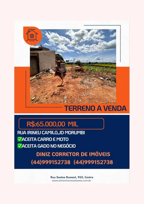 Foto 1 de Terreno / Lote à venda, 199m2 em Altonia - PR