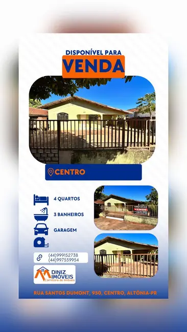 Foto 1 de Casa à venda em Centro, Altonia, PR